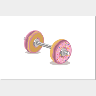 Donut Barbell Posters and Art